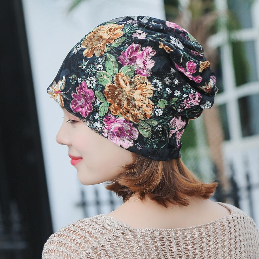 Boho Lace Floral Double-layer Casual Outdoor Hat