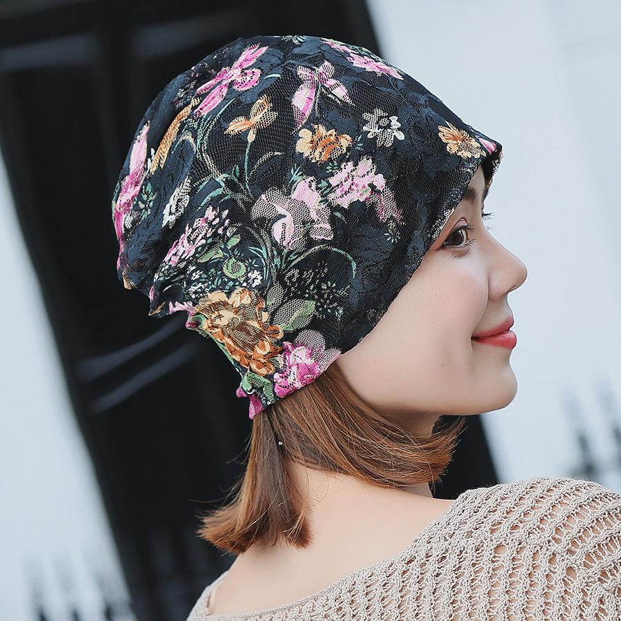 Boho Lace Floral Double-layer Casual Outdoor Hat