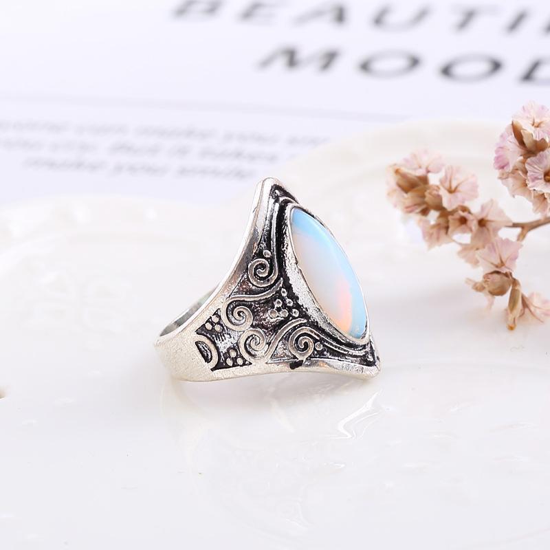 Vintage Moonstone Exaggerated Ring Jewelry