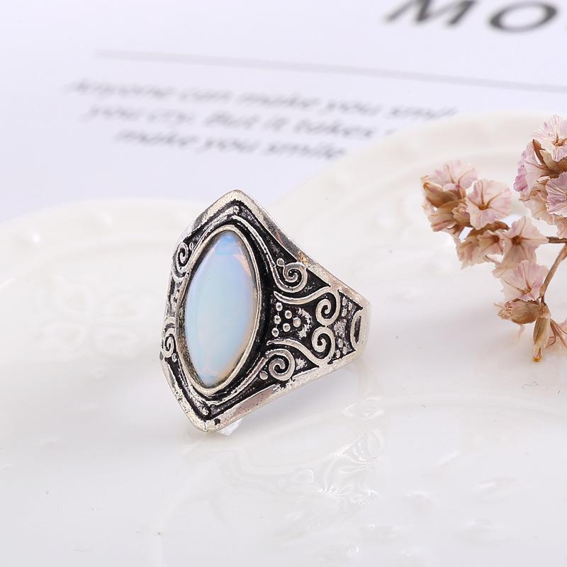 Vintage Moonstone Exaggerated Ring Jewelry