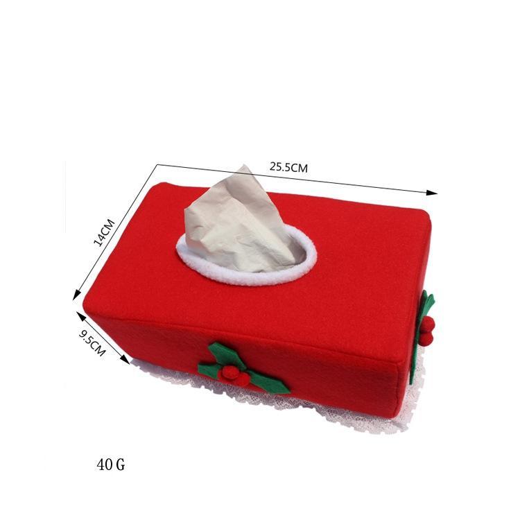 Christmas Decorations Tissue Box Coverf