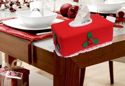 Christmas Decorations Tissue Box Coverf