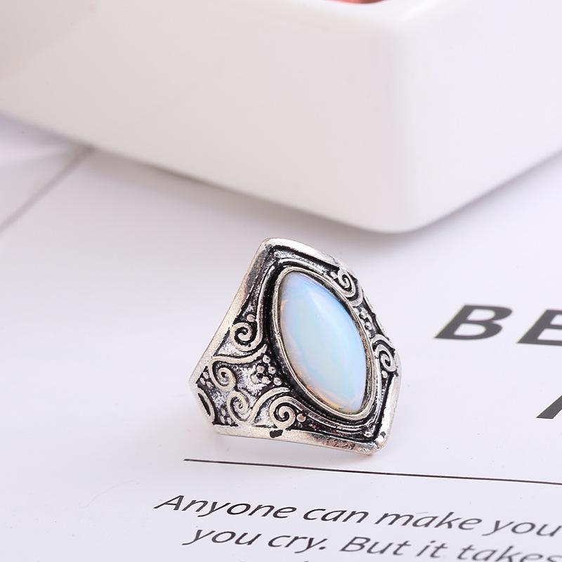 Vintage Moonstone Exaggerated Ring Jewelry