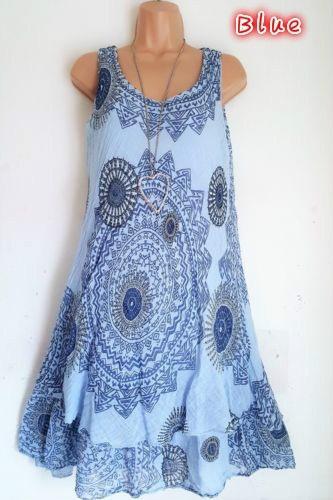 Autumn Printed Double Dress Dress Sleeveless Dress