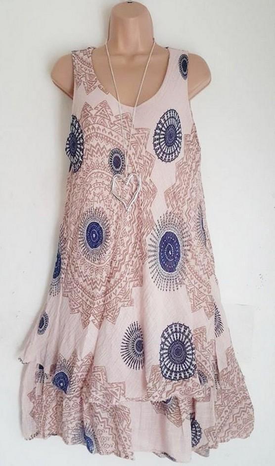 Autumn Printed Double Dress Dress Sleeveless Dress