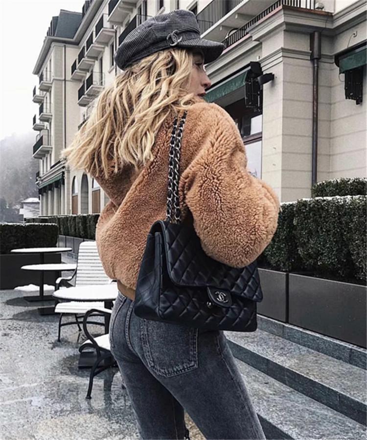 Winter Warm Solid Color Long Sleeve Casual Coat