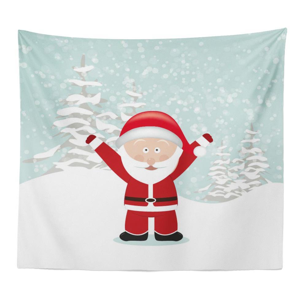 New Christmas Series Santa Pattern Tapestry