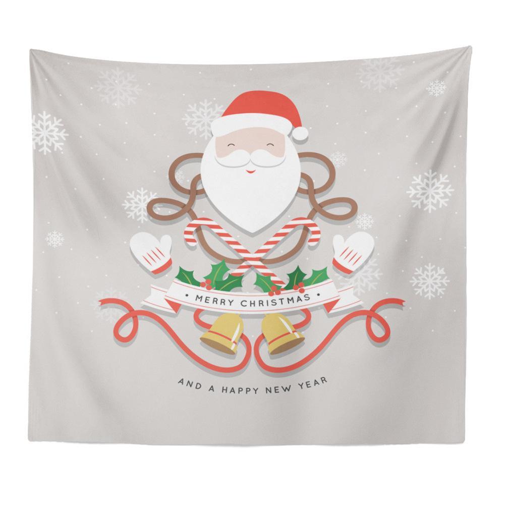 New Christmas Series Santa Pattern Tapestry