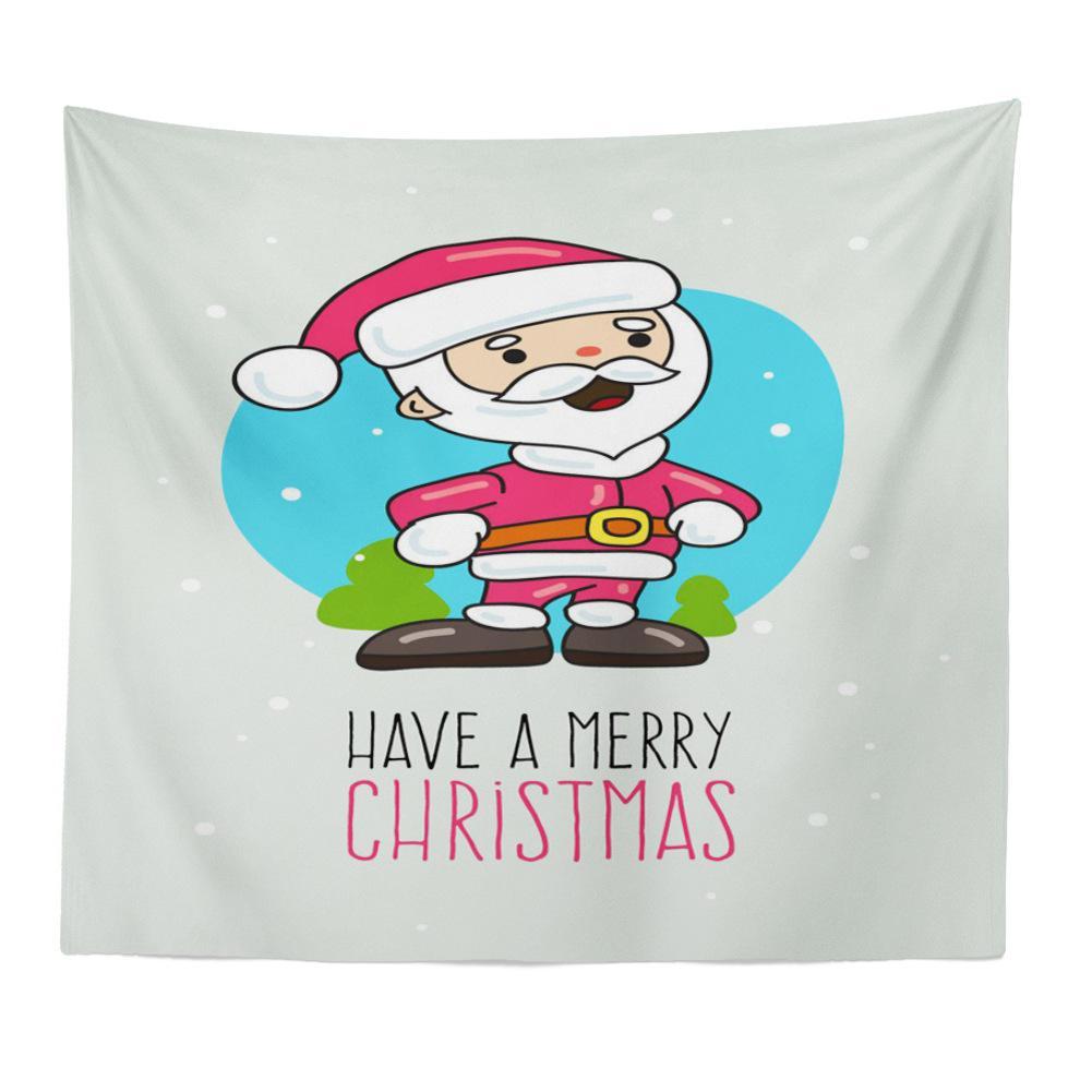 New Christmas Series Santa Pattern Tapestry