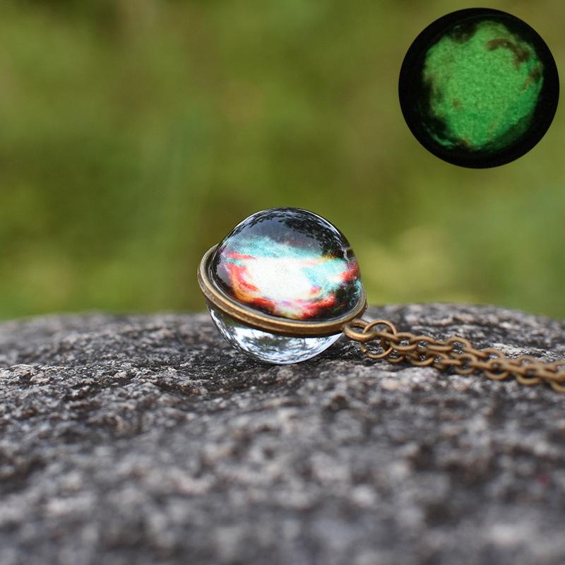 Science Fiction Universe Starry Sky Light Shining Hand Pendant