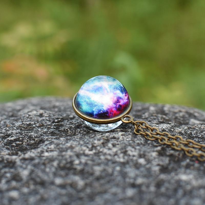 Science Fiction Universe Starry Sky Light Shining Hand Pendant