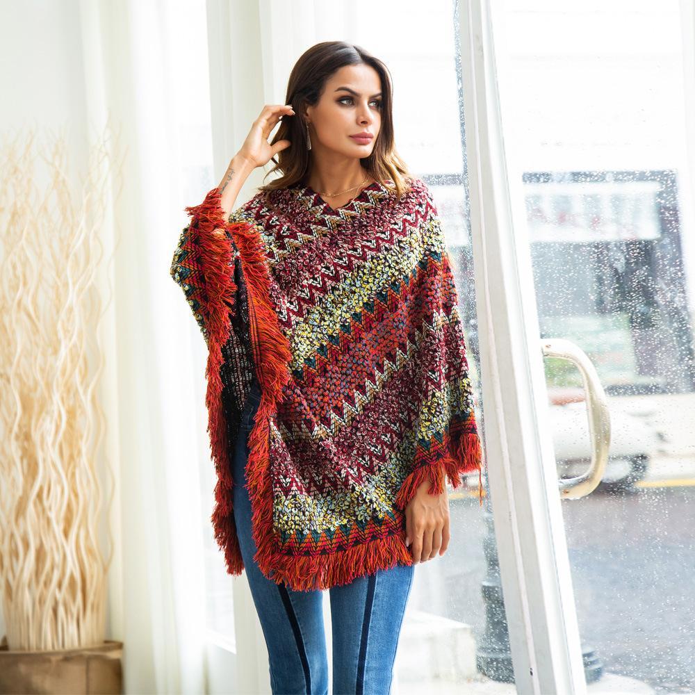 Knit Autumn Tassel Fashion Sweater Tops