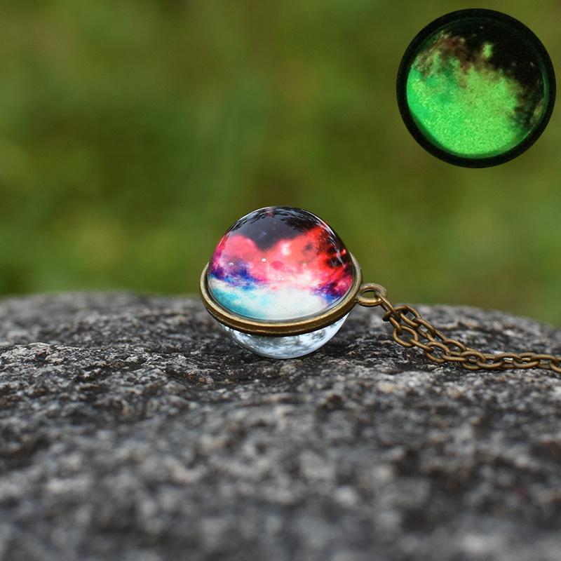 Science Fiction Universe Starry Sky Light Shining Hand Pendant