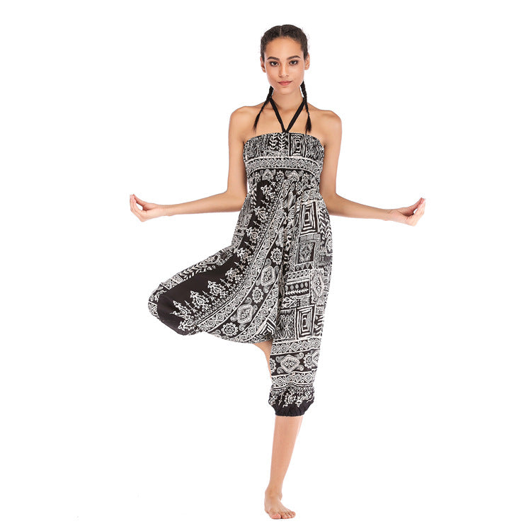 Bohemian Casual Ethnic Yoga Pants