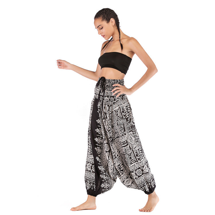 Bohemian Casual Ethnic Yoga Pants