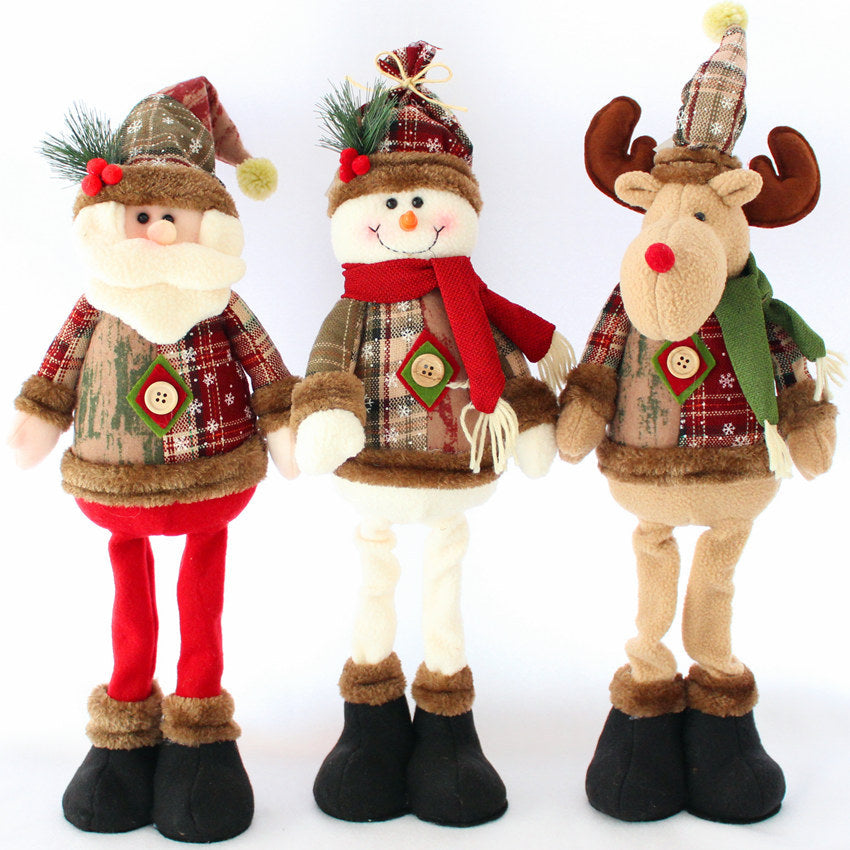 Christmas decorations Christmas dolls Christmas dolls Christmas elk window Christmas decorations