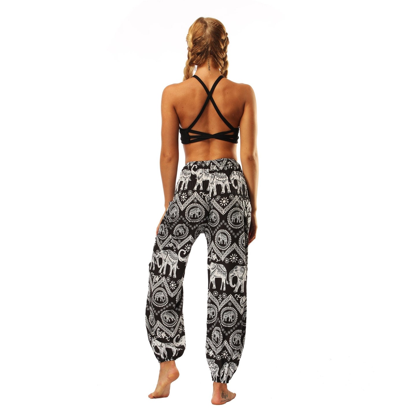 Digital Printing Yoga Pants Loose Women's Sports Lantern Pants Belly Dance Casual Yoga Pants 1