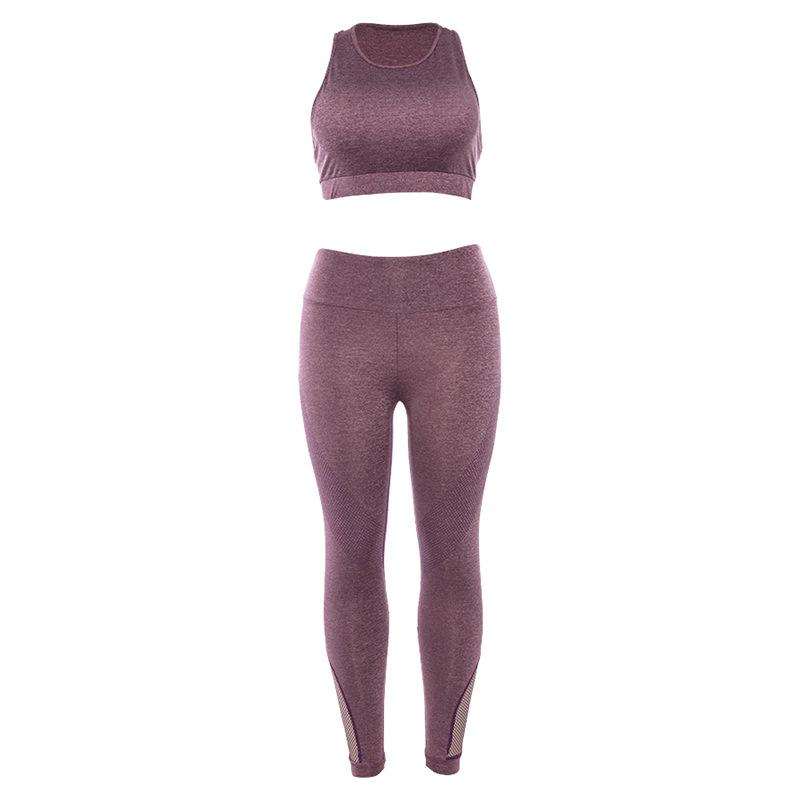 New women's hollow breathable yoga exercise suit