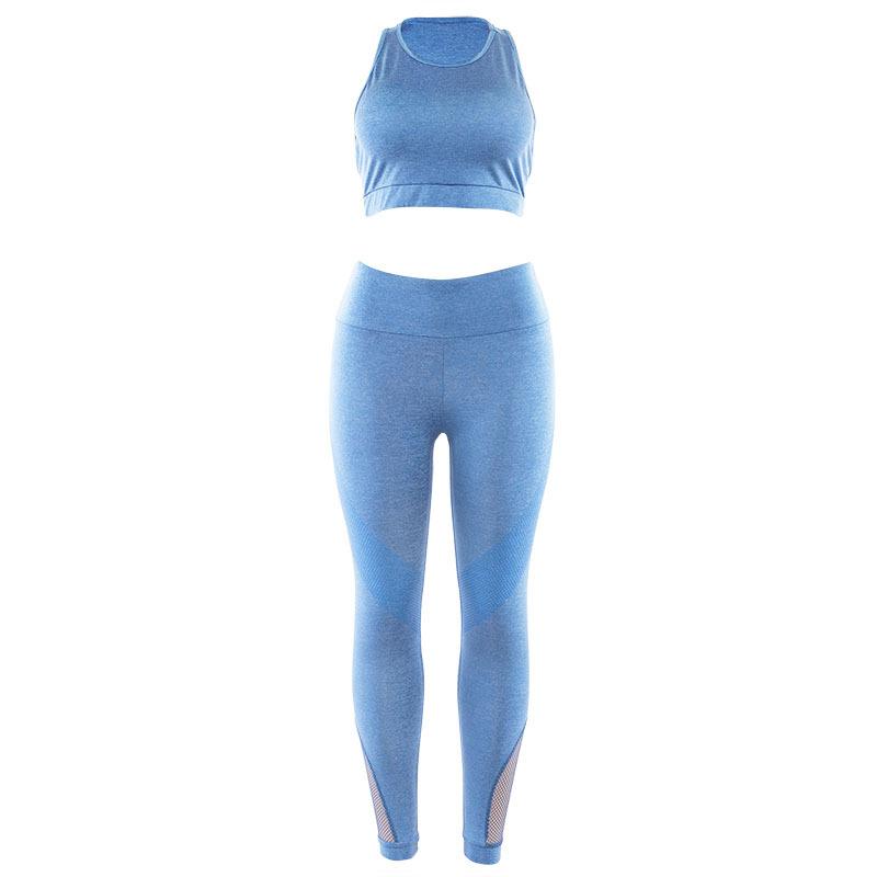 New women's hollow breathable yoga exercise suit