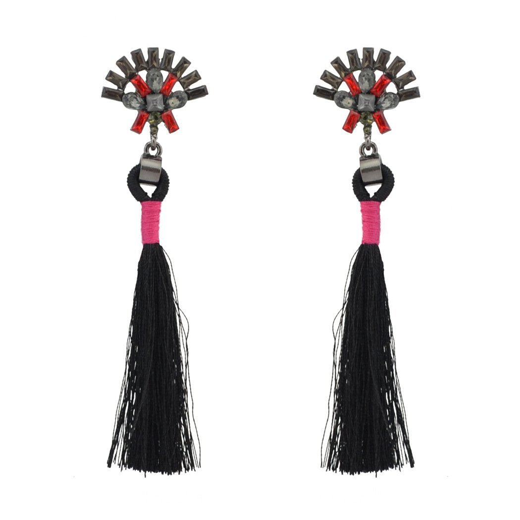 Fashion best tassel long earrings 5 colors 1 pair for jewelry accessories bohemia style Xmas party