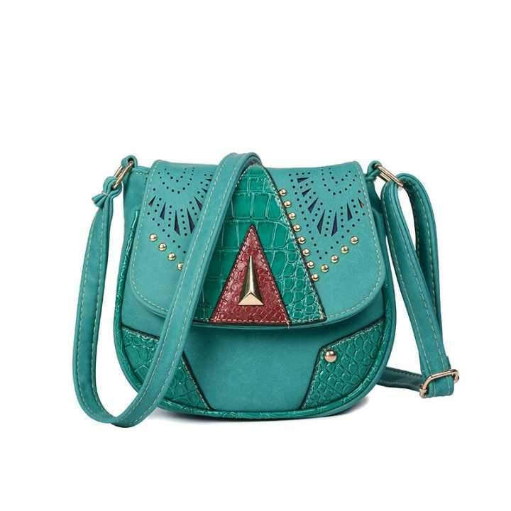 Boho Fashion Mini PU Rivet Shoulder Bag