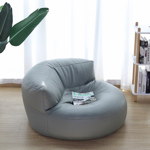 Bean Bag Sofa Set Cover No Filler Single Lazy Sofa Chair Recliner Footrest Stool Floor Seat Corner Ottoman Tatami Pouf