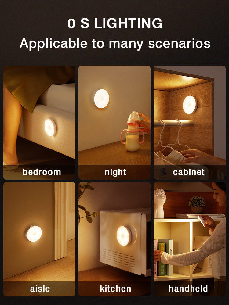 Bedroom Decor Night Lights Motion Sensor Night Lamp Children's Gift USB Charging Bedroom Decoration Led Night Light
