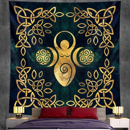 Tapestry Bohemian decoration wall hanging bedroom psychedelic scene starlight art home decoration