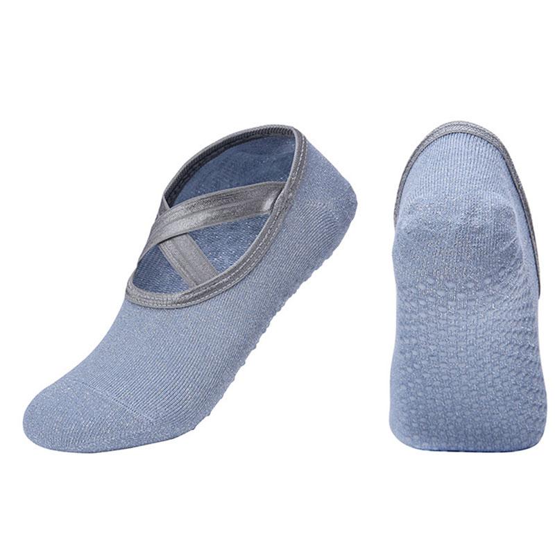 Cotton Yoga Socks Women Anti Slip Dance Professional Ballet Heel Protector Female Sports Dancing Calcetines Medias Pilates Socks