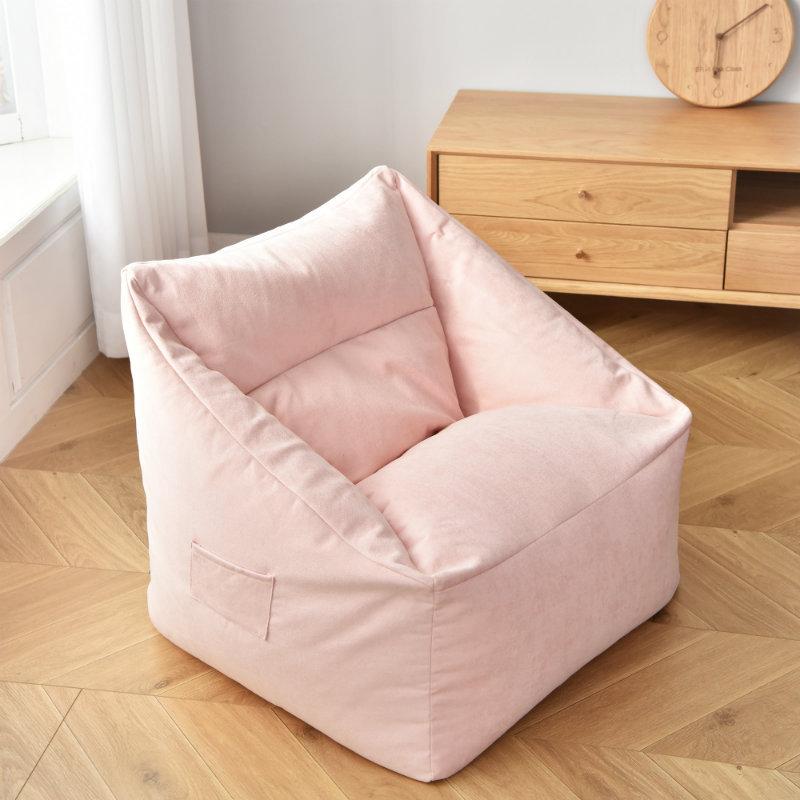 Lazy Sofa Bean Bag Covers Solid Chair Cover Without Filler/Inner Pouf Puff Couch Tatami Living Room Furniture Cover