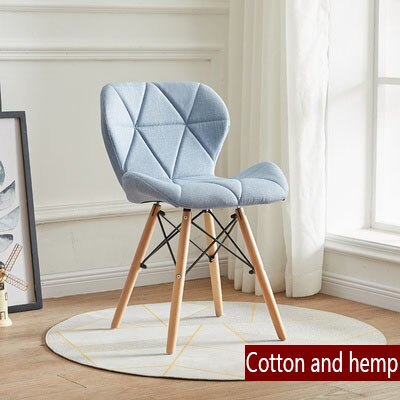 Dining chair Nordic bedroom home leisure simple chair discussion desk chair makeup manicure stool