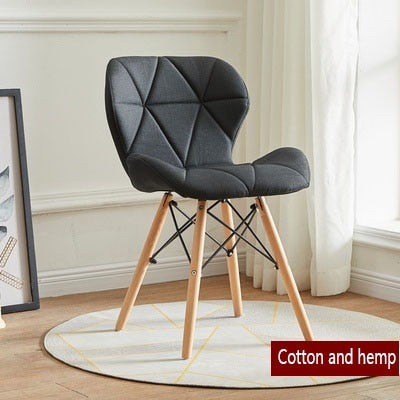 Dining chair Nordic bedroom home leisure simple chair discussion desk chair makeup manicure stool