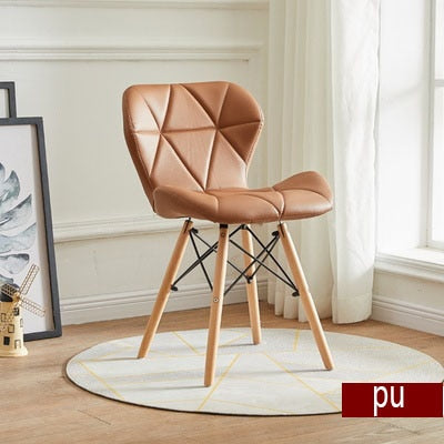 Dining chair Nordic bedroom home leisure simple chair discussion desk chair makeup manicure stool