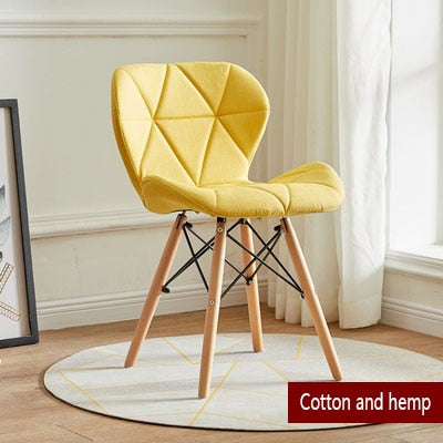 Dining chair Nordic bedroom home leisure simple chair discussion desk chair makeup manicure stool