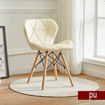 Dining chair Nordic bedroom home leisure simple chair discussion desk chair makeup manicure stool