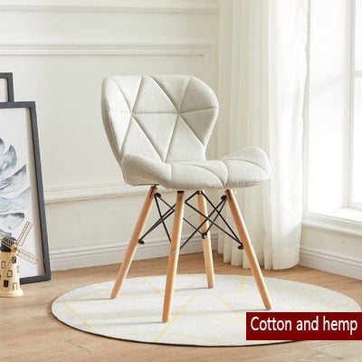 Dining chair Nordic bedroom home leisure simple chair discussion desk chair makeup manicure stool