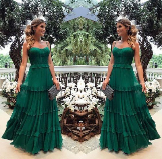 Boho Maxi Sexy Ruffled Evening Dress