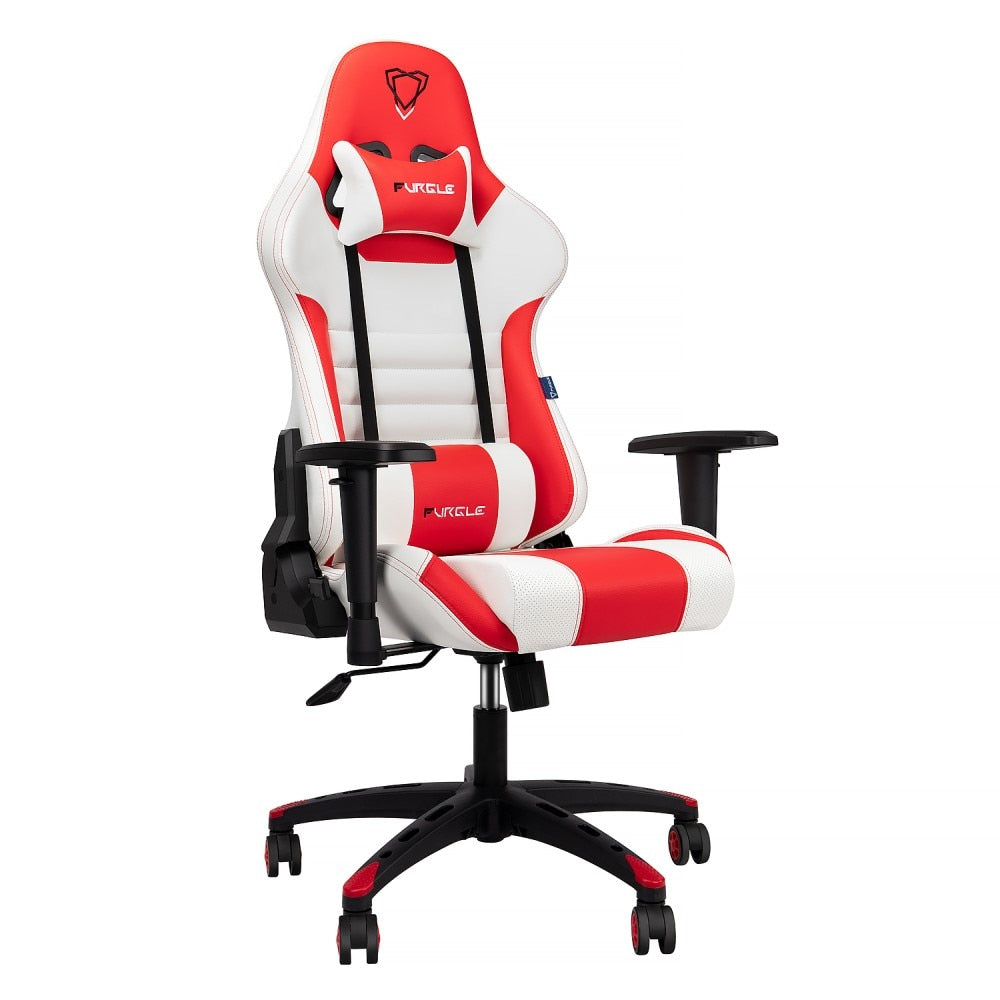 Furgle Carry Series Office Chair WCG Ergonomic Gaming Chair Computer Chair with Body-hugging Leather Boss Chair Armchair Office