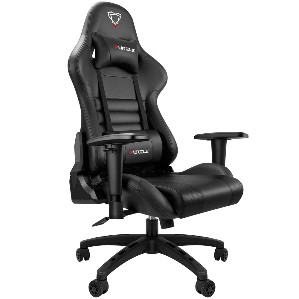 Furgle Carry Series Office Chair WCG Ergonomic Gaming Chair Computer Chair with Body-hugging Leather Boss Chair Armchair Office