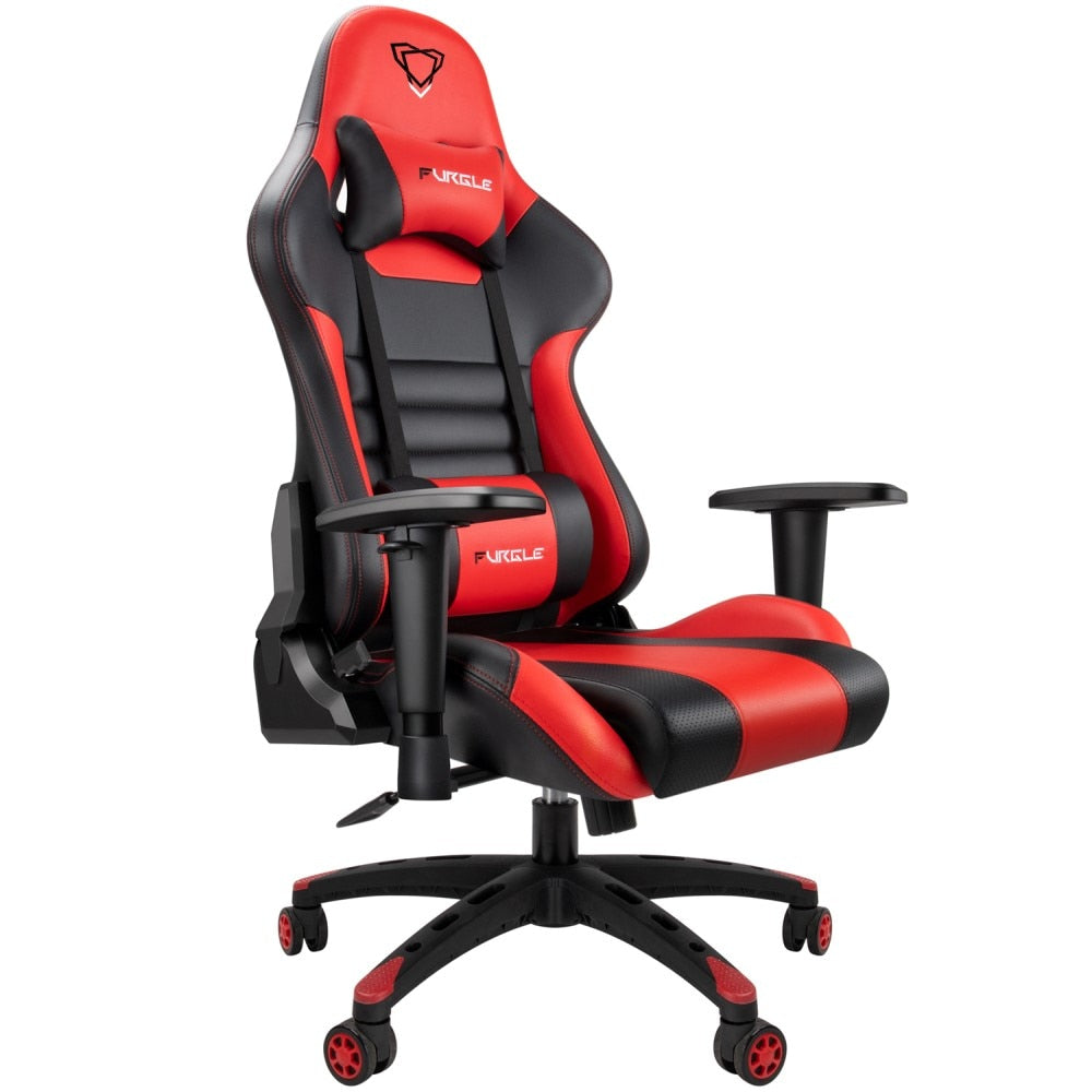 Furgle Carry Series Office Chair WCG Ergonomic Gaming Chair Computer Chair with Body-hugging Leather Boss Chair Armchair Office