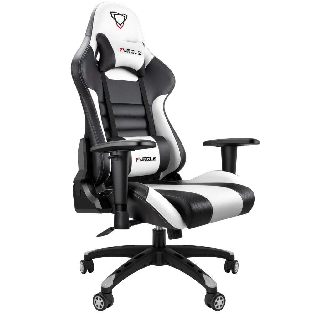 Furgle Carry Series Office Chair WCG Ergonomic Gaming Chair Computer Chair with Body-hugging Leather Boss Chair Armchair Office