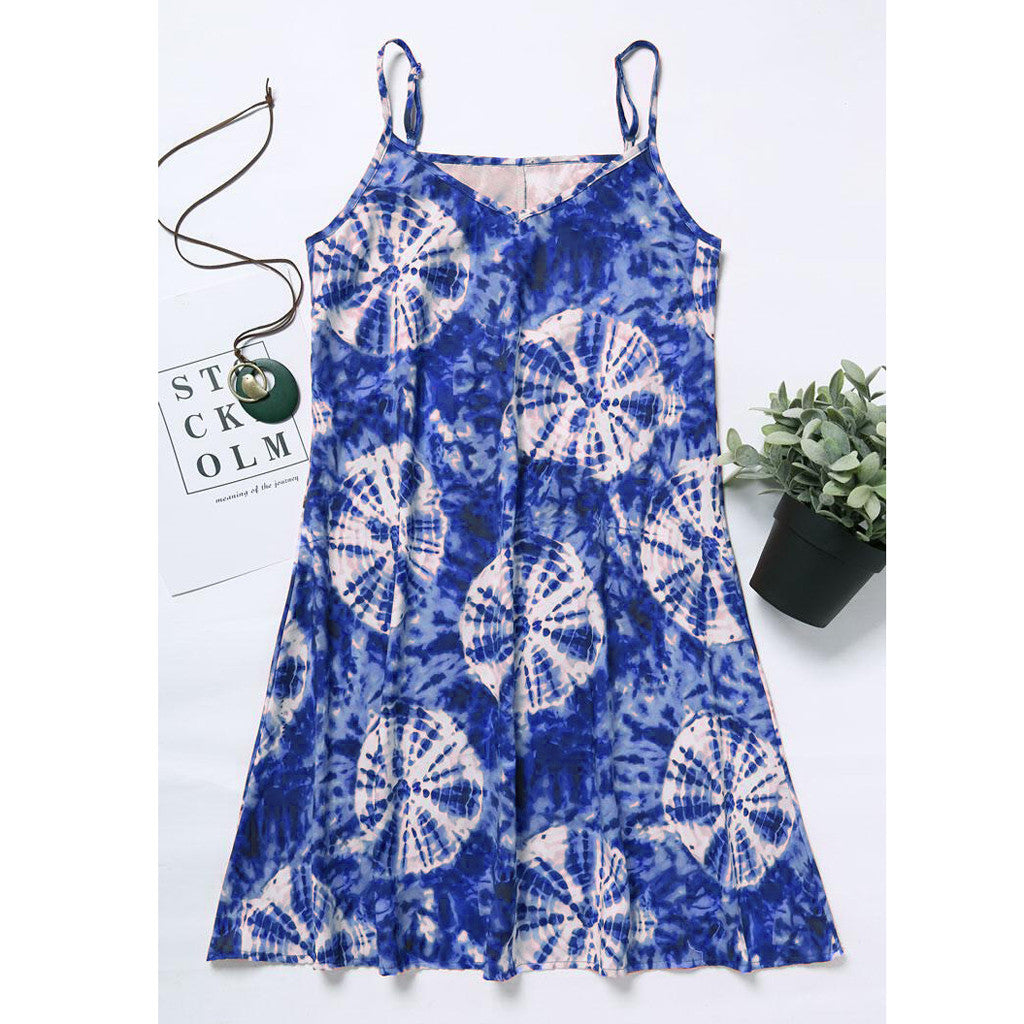 Women Fashionable Off Shoulder Printed Casual Short Mini Dress