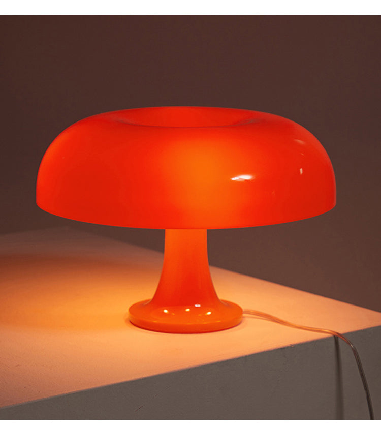 Italy Designer Led Mushroom Table Lamp for Hotel Bedroom Bedside Living Room Decoration Lighting Modern Minimalist Desk Lights