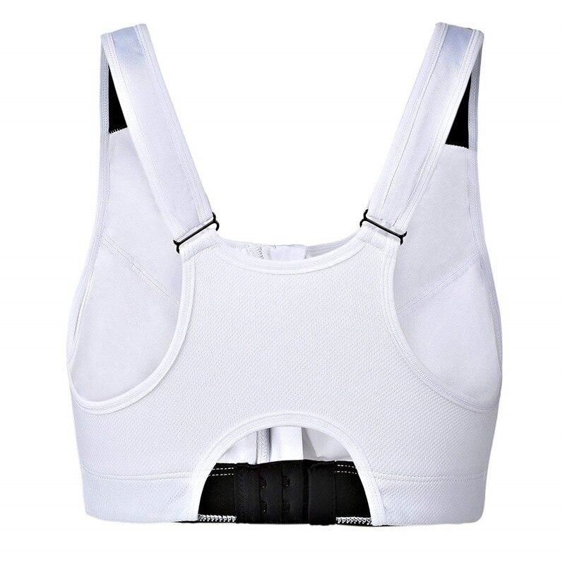 Hot Women Zipper Push Up Sports Bras Vest Underwear Shockproof Breathable Gym Fitness Athletic Running Yoga