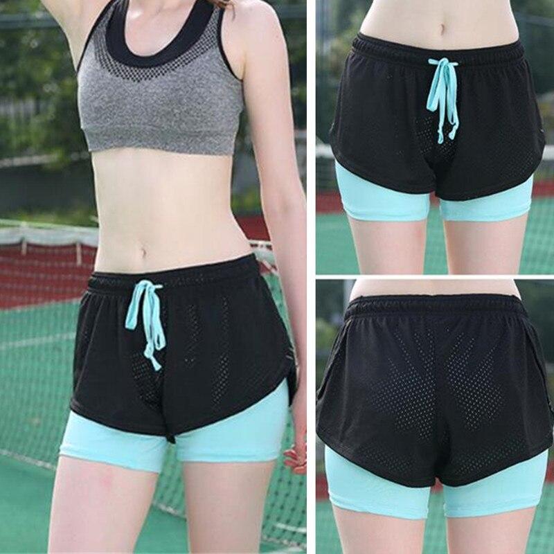 Womens Yoga Shorts Running Tights Short Women's Gym Cool Woman Sports Short Fitness Ladies Running Shorts Sportswear