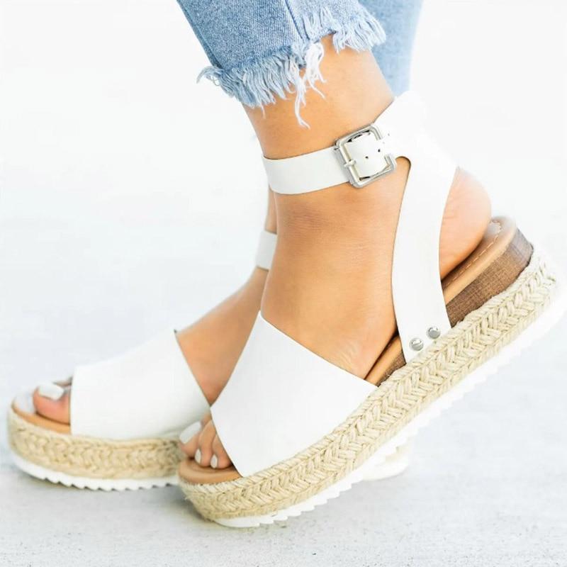 Women Sandals Plus Size Wedges Summer Flip Flop Platform Sandals