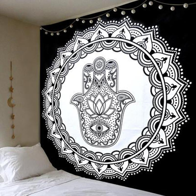 Bohemia Mandala Tribe Style Floral Wall Hanging Tapestry