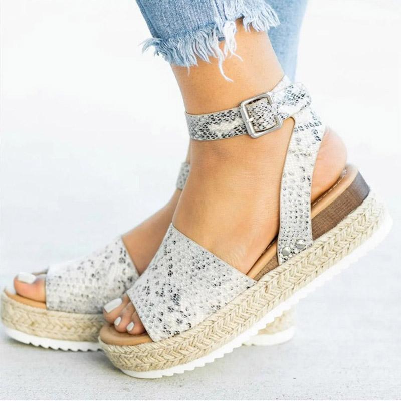 Women Sandals Plus Size Wedges Summer Flip Flop Platform Sandals