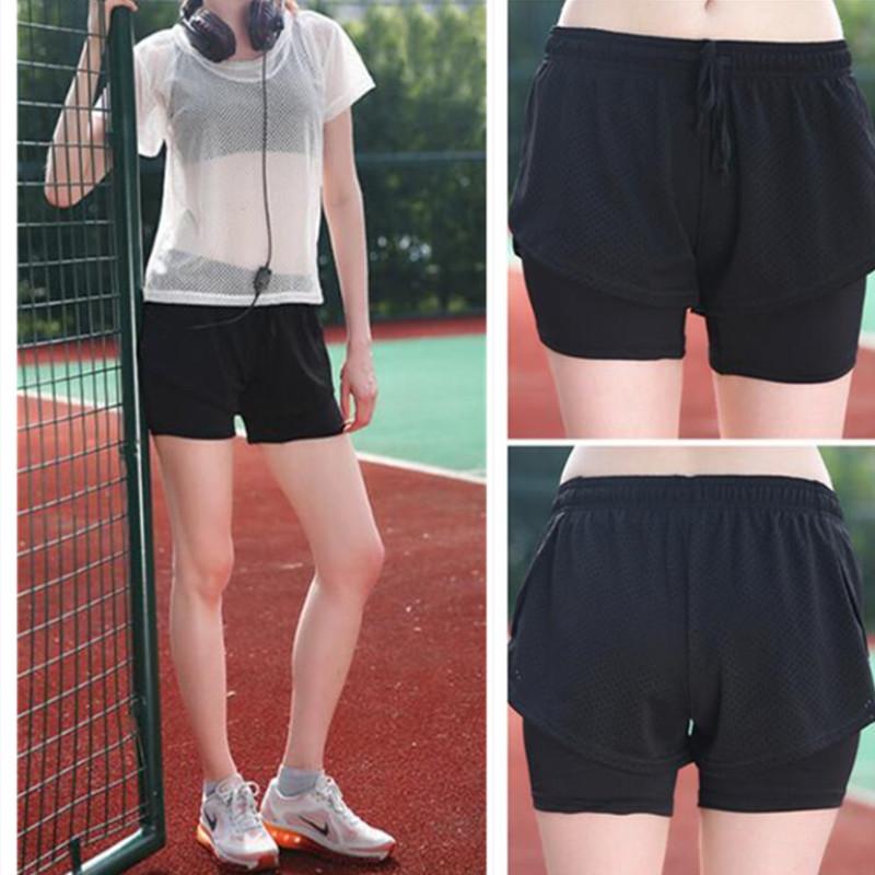 Womens Yoga Shorts Running Tights Short Women's Gym Cool Woman Sports Short Fitness Ladies Running Shorts Sportswear