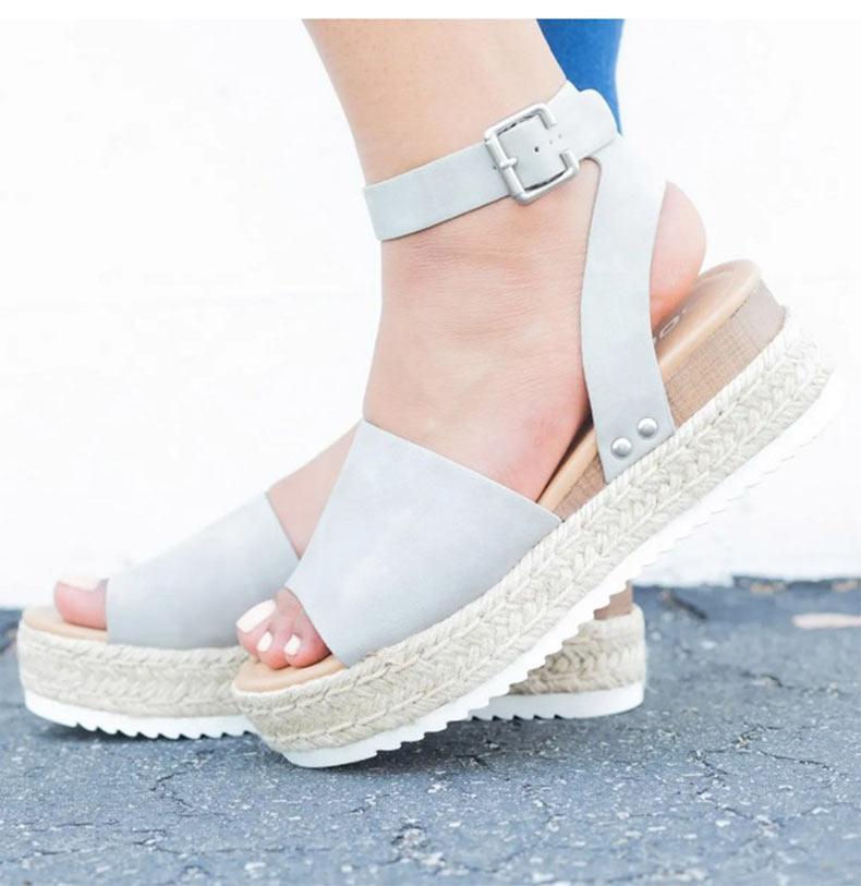 Women Sandals Plus Size Wedges Summer Flip Flop Platform Sandals